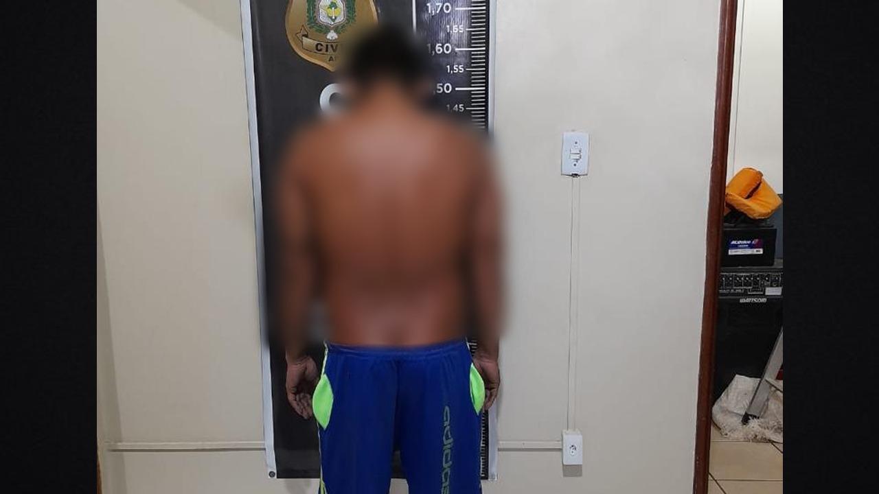 EM OIAPOQUE, POLÍCIA CIVIL PRENDE EM FLAGRANTE HOMEM