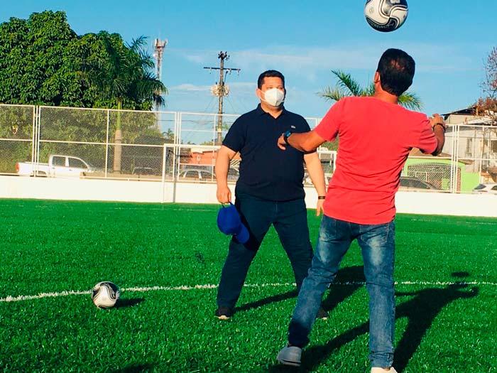 Mais esporte para Zona Norte: Davi anuncia entrega da arena do Boné Azul