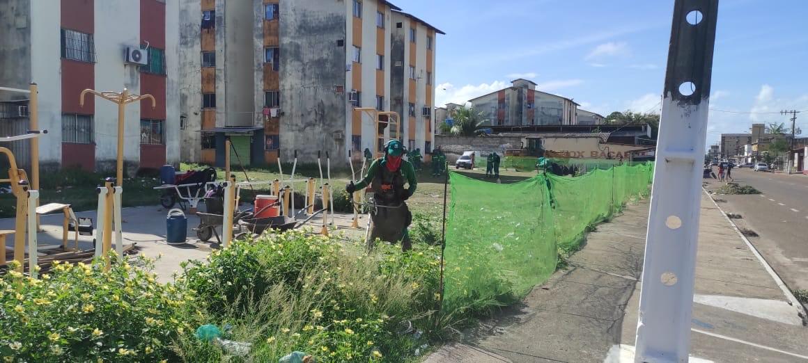 Zeladoria Urbana inicia mutirão de limpeza nos residenciais de Macapá