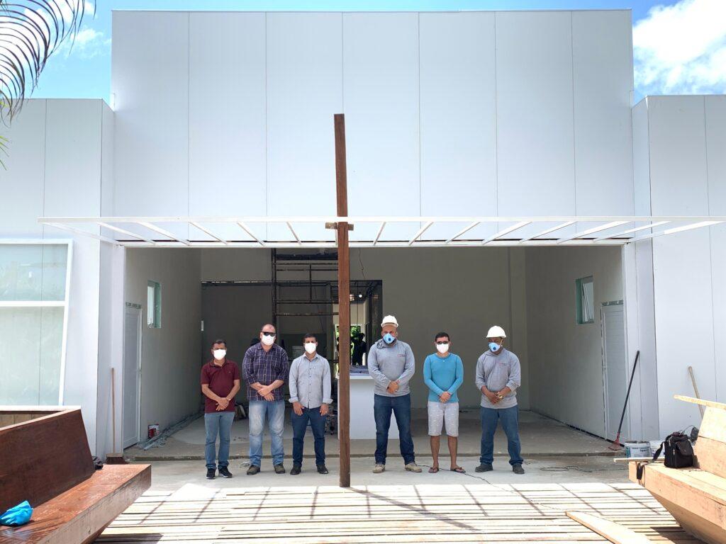 MacapáLuz e Semob fazem vistoria em obras no Bailique