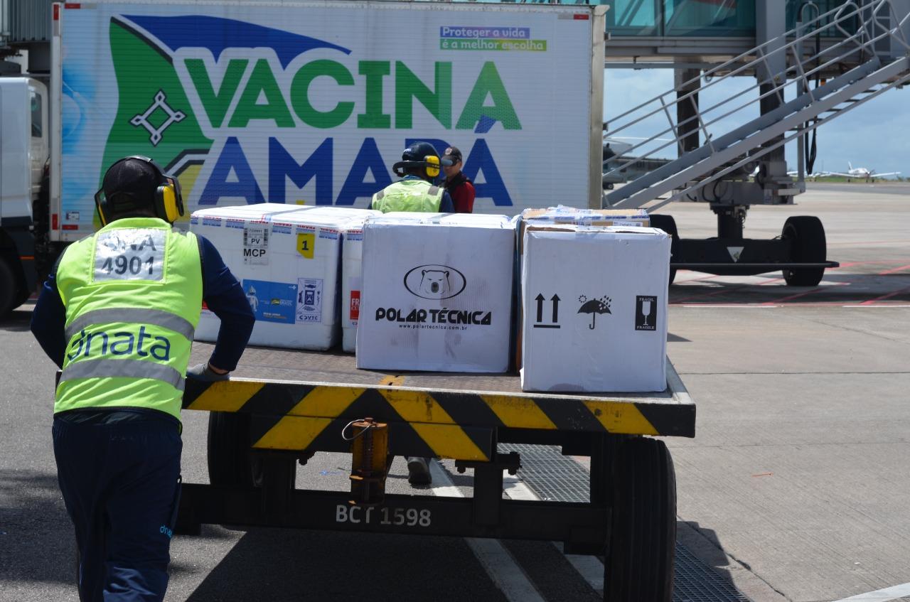 Covid-19: Amapá recebe mais 22.380 doses de vacinas para crianças
