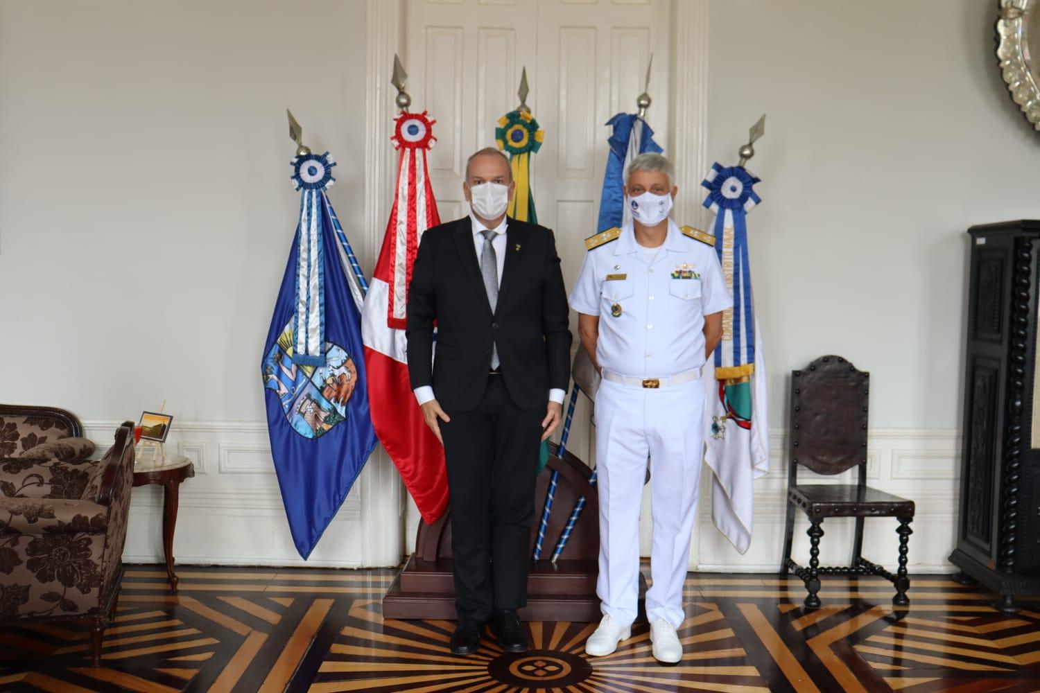 Marinha recebe vice-governador do Amapá