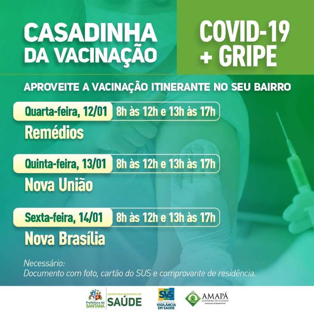 Vacine-se contra a gripe e covid-19