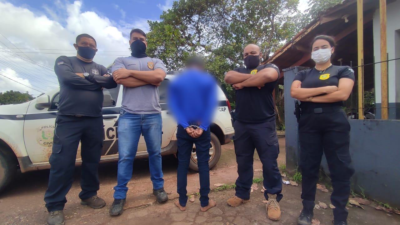 EM CALÇOENE, POLÍCIA CIVIL PRENDE 