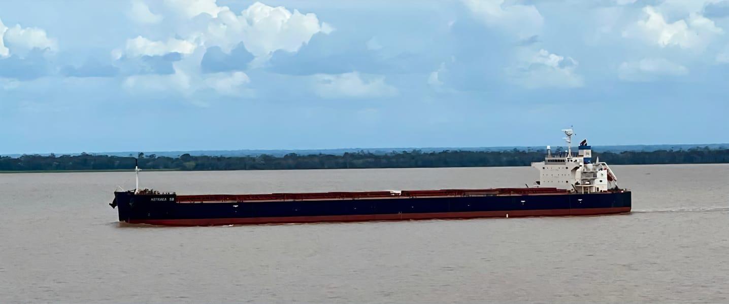 GRANELEIRO MAIS CARREGADO APROVADO NO TESTE DA BARRA NORTE