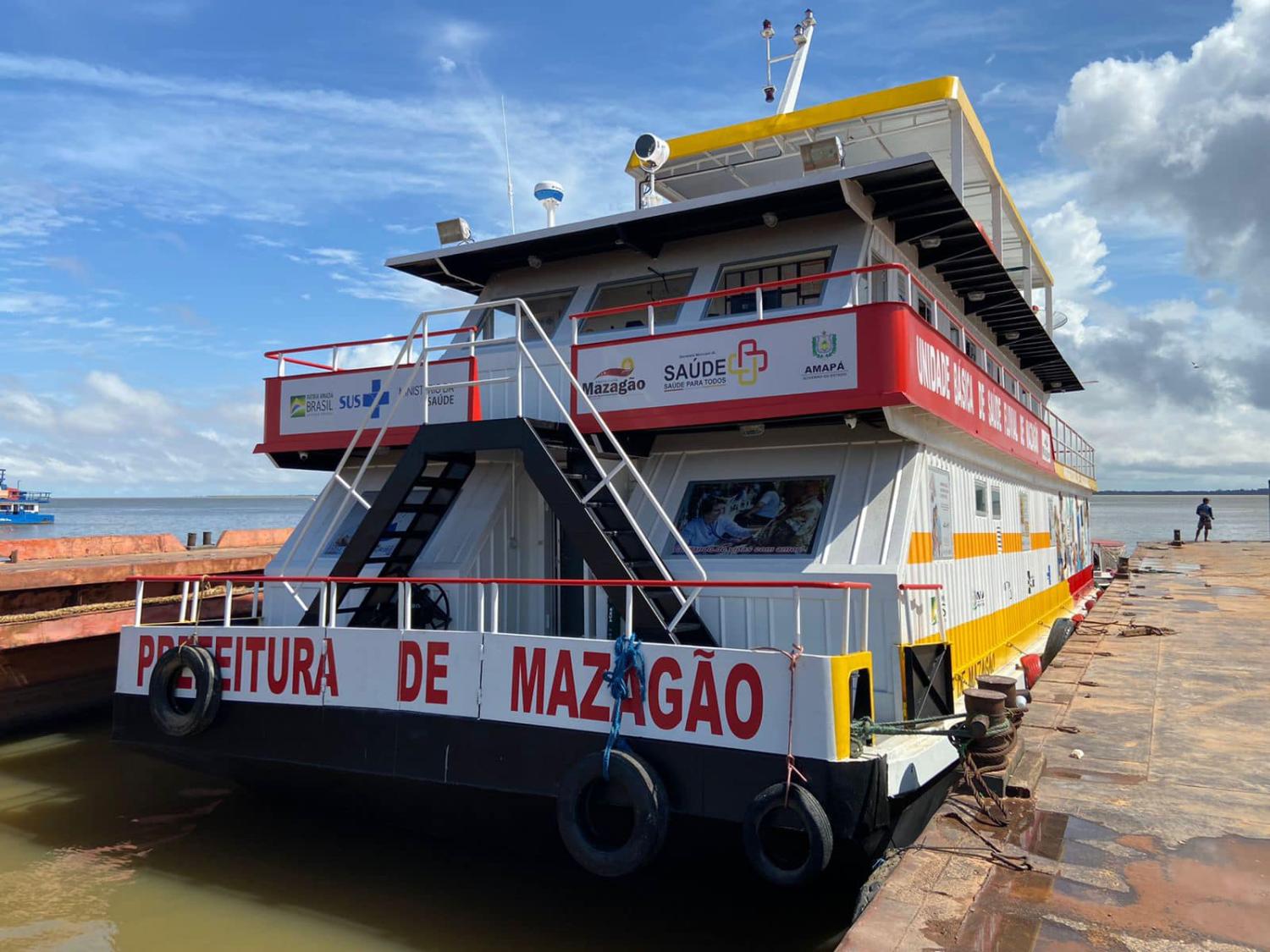 Mazagão recebe sua UBS Fluvial