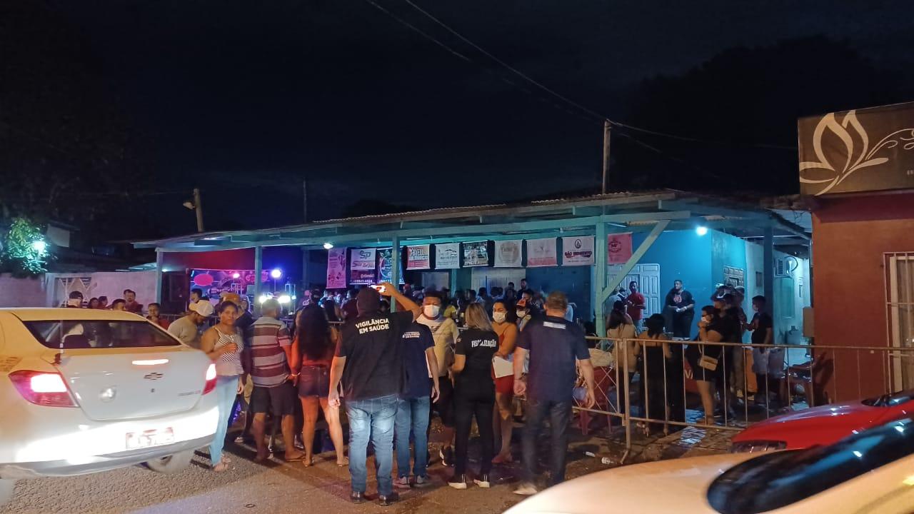 Vigilância Sanitária identifica cinco festas clandestinas em fiscalização do fim de semana