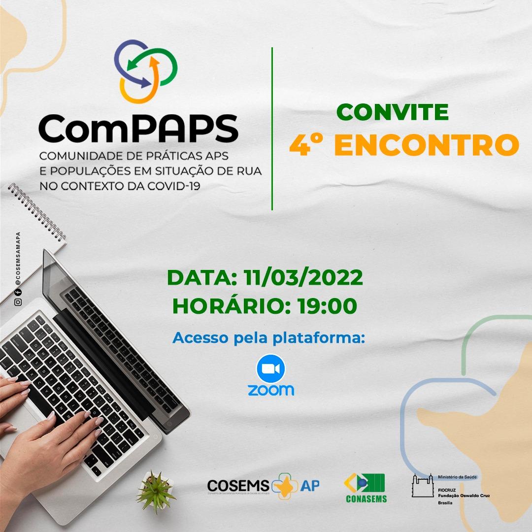 4° Encontro dos integrantes da1ª Comunidade de Práticas de Atenção Básica voltada para pessoas em situação de rua