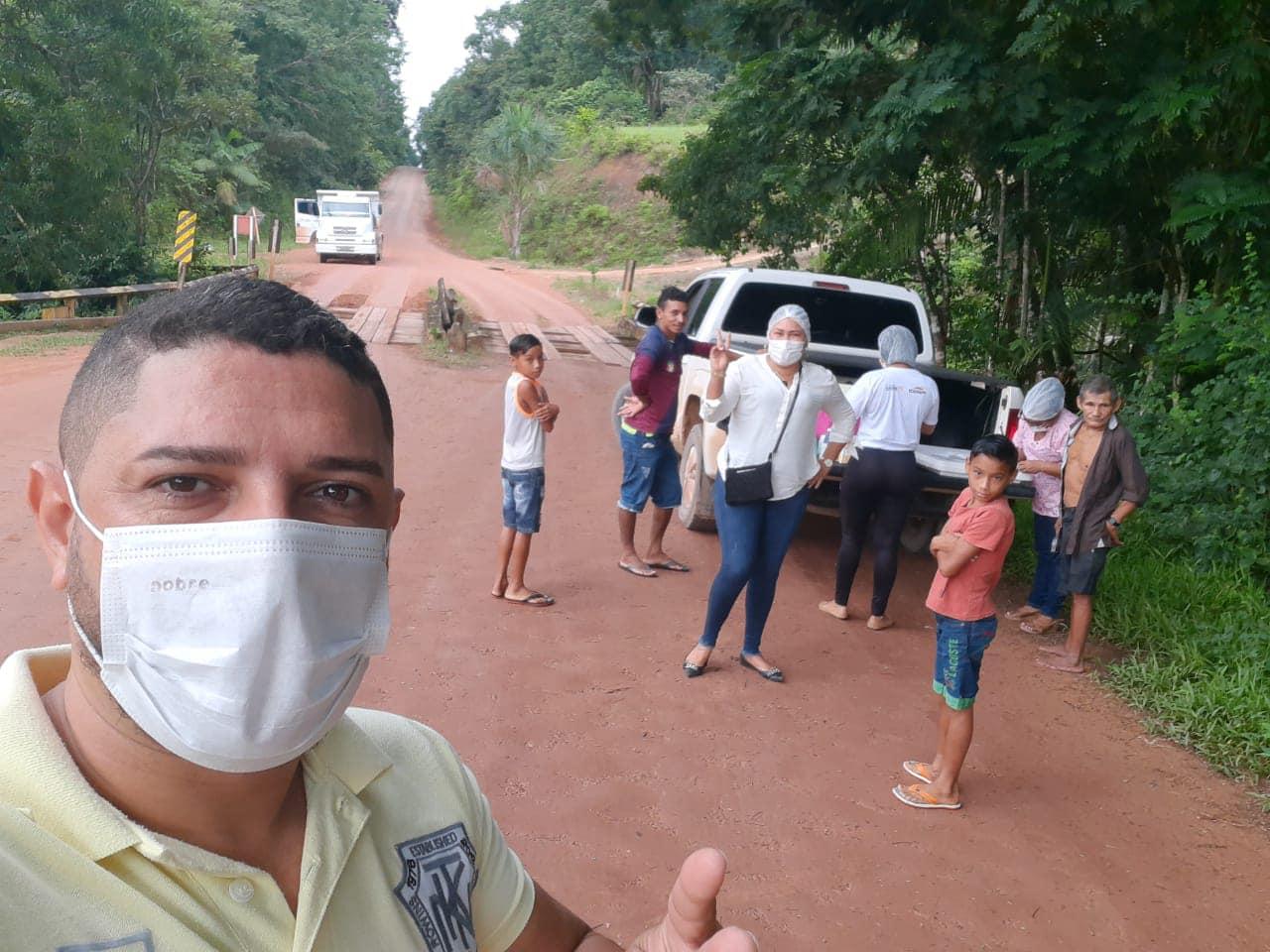 A Secretaria de Saúde mantém com força total a vacinação contra a COVID-19 e de rotina nas comunidades rurais