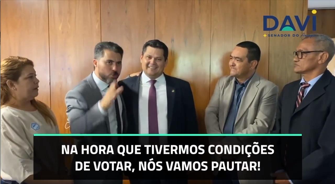 Presidente da CCJ do Senado Federal, senador Davi precisa de garantia de aprovação da PEC 07/2018 para pautar a proposta