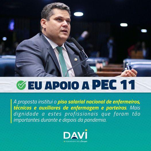 Davi lutando em Brasília pela aprovação da PEC 11/2022