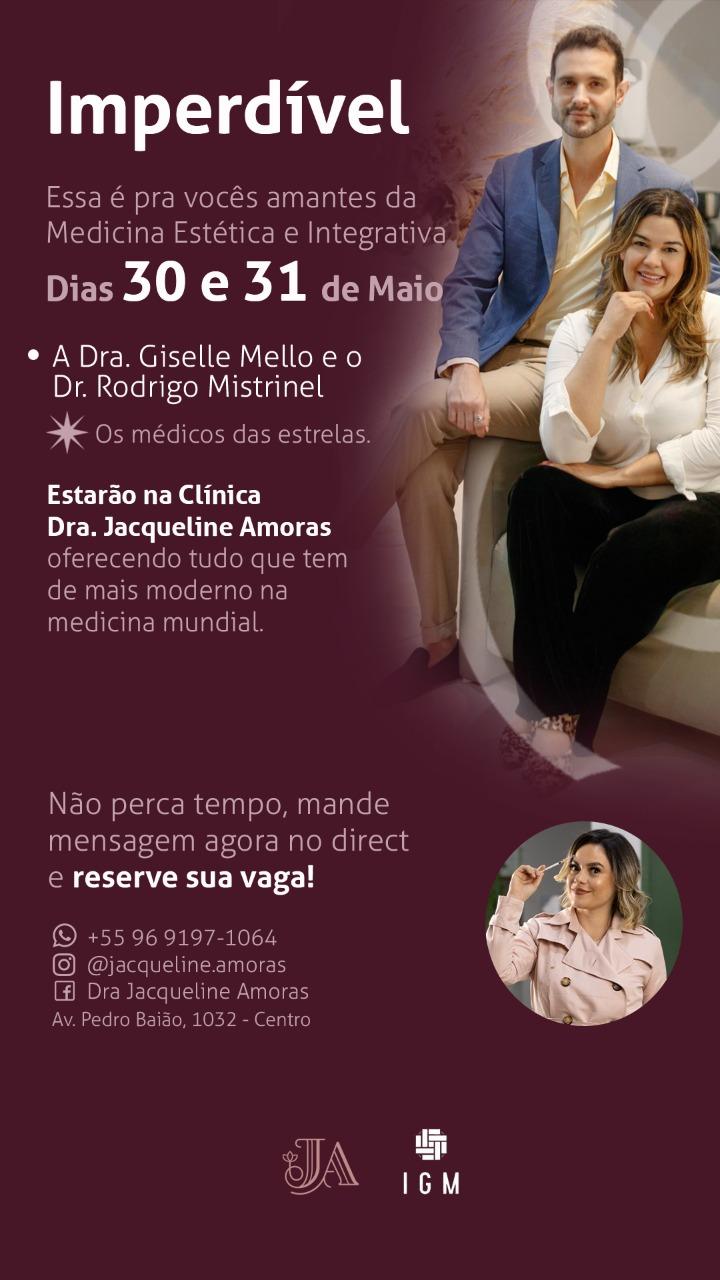 Os médicos das estrelas Drs. Gisele Melo e Rodrigo Minestrel visitam Macapá