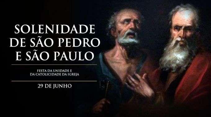 A Igreja vive a Solenidade de São Pedro e São Paulo, o Dia do Papa-29 DE JULHO 