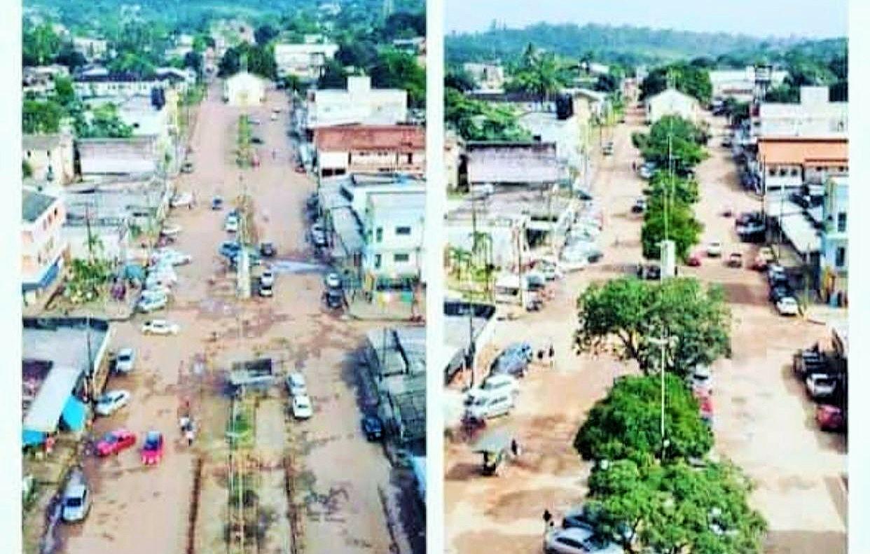 A pedido do MP-AP, justiça proíbe a continuidade de retirada das árvores de avenida no centro de Oiapoque