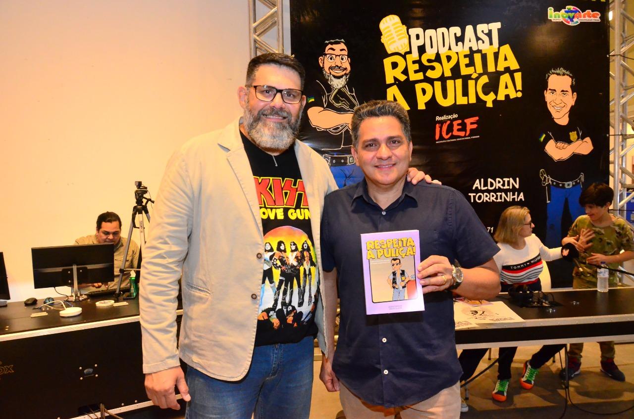 Com apoio do ICEF livro “Respeita Puliça” é lançado no Garden