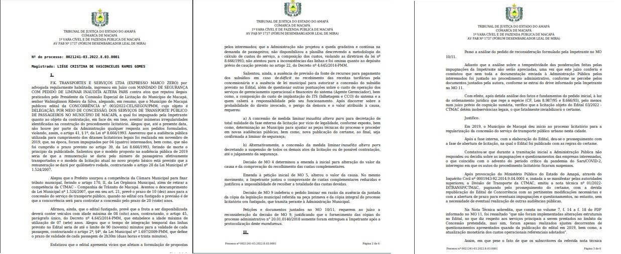 Justiça mantem suspensão da licitação do transporte. É a quarta decisão que suspende o certame