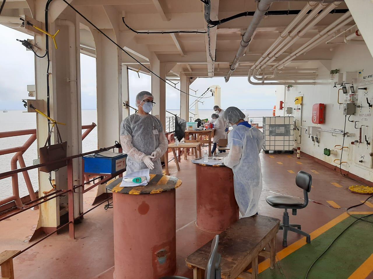 SVS detecta tripulantes com covid-19 em embarcação no Amapá; todos estão isolados