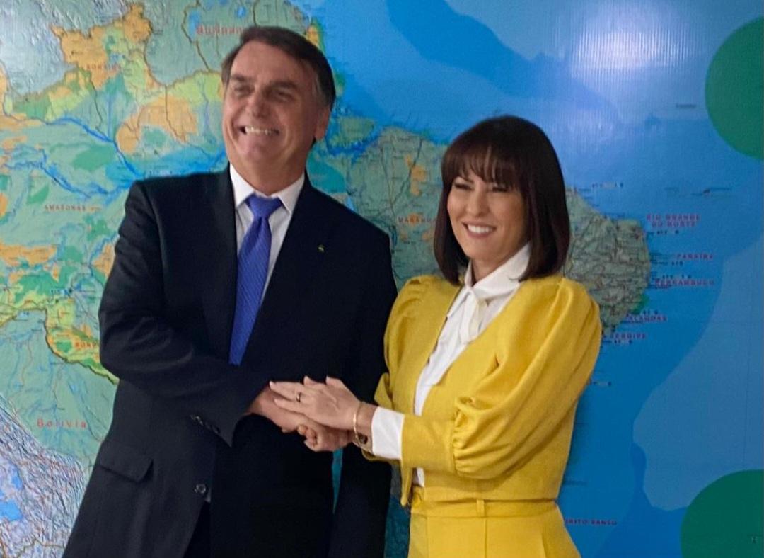   BOLSONARO EXTERNA APOIO À CANDIDATURA DE MÁRCIA BITTAR AO SENADO.