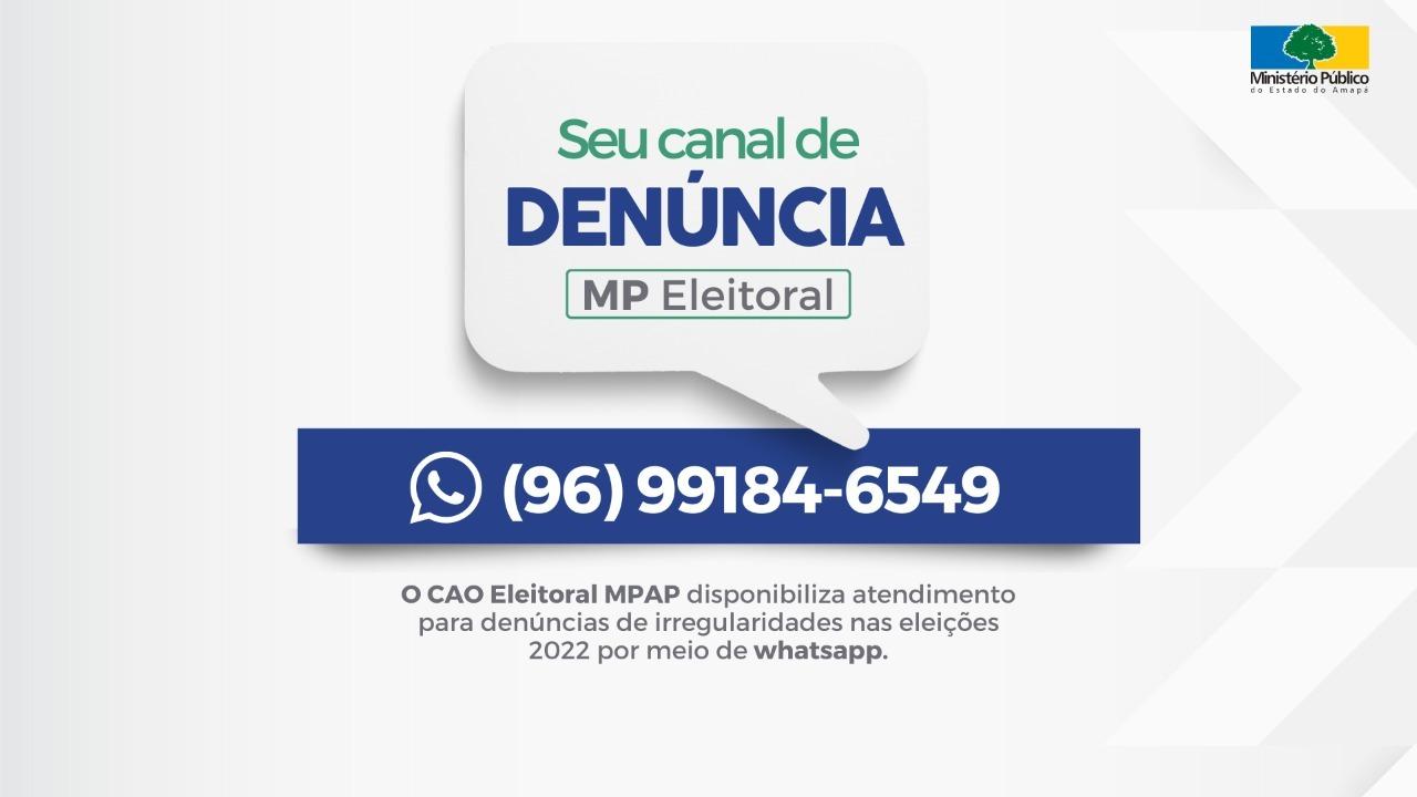 Eleições 2022: MP-AP reforça Disque Denúncia para combate a crimes eleitorais
