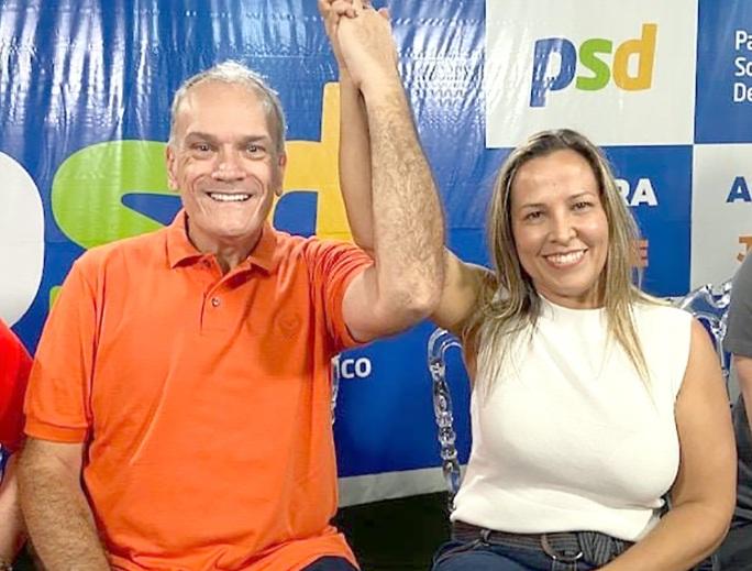 Jaime Nunes homologa candidatura e anuncia médica Liliane Albuquerque como vice