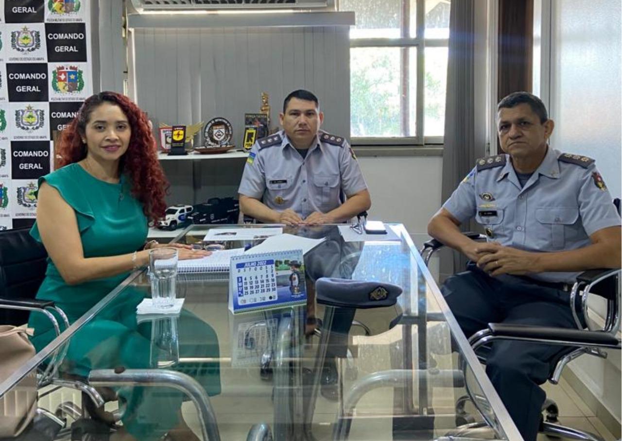 Segurança Pública: MP-AP e Polícia Militar debatem projeto que utiliza câmeras em ações policiais