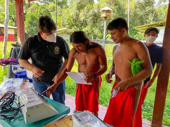 TRE Amapá leva capacitação de eleitores para indígenas do Parque Nacional do Tumucumaque