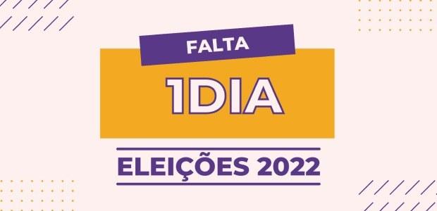 Falta 1 dia: candidatas e candidatos têm até as 22h de hoje para realizar propaganda eleitoral nas ruas