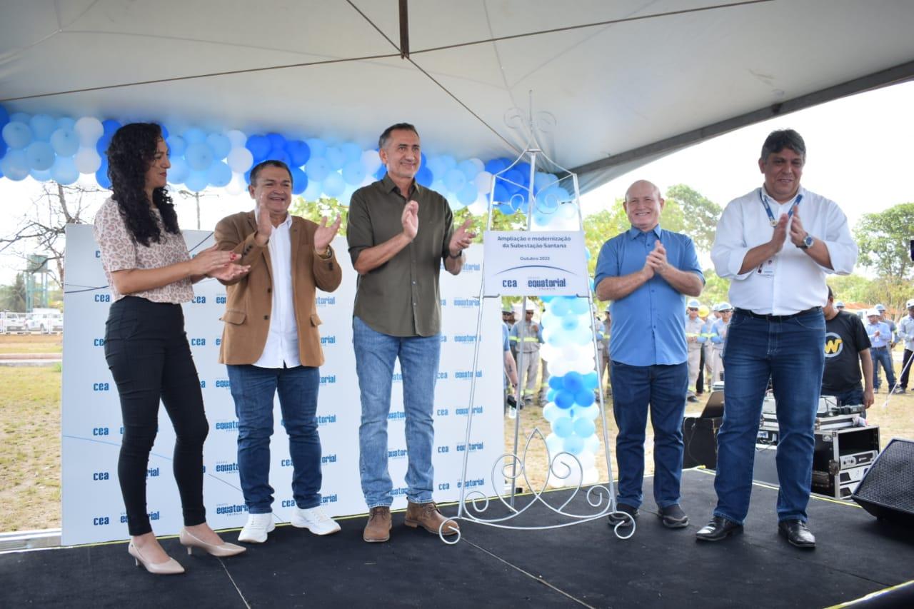 Prefeito Bala Rocha participa de entrega da obra de ampliação e modernização da Subestação de Energia de Santana.