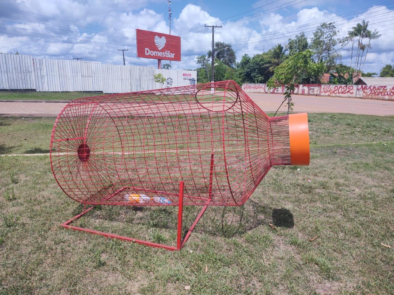 EcoPonto do SEBRA/AMAPÁ é instalado em praça municipal de Porto Grande