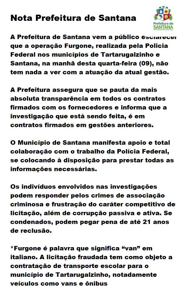 PF apura fraude à licitação em Tartarugalzinho e Santana