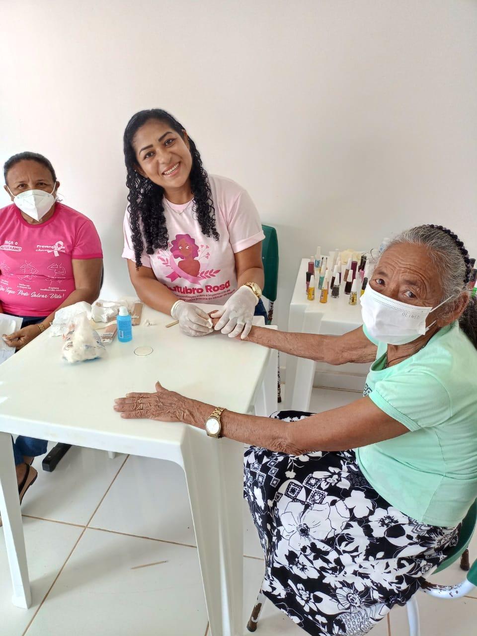 Secretaria de Saúde promove programação referente a Outubro Rosa e Novembro Azul na comunidade de Maracá