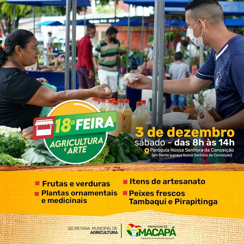 18ª Feira “Agricultura e Arte” terá ponto de vacinação e vendas diversas