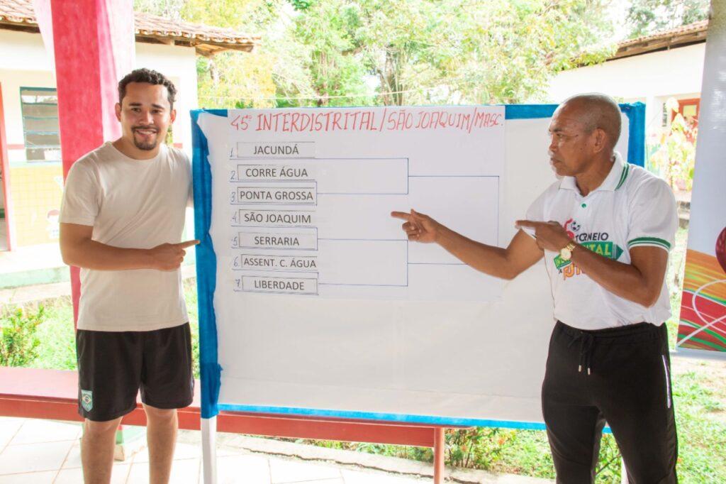 Comel visita comunidade Corre Água para organizar 45° Torneio Interdistrital de Futebol