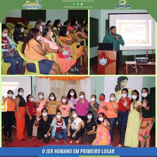 Coordenadoria da Mulher de Vitória do Jari promove palestras alusivas aos 16 dias de ativismos pelo fim da violência com a Mulher.