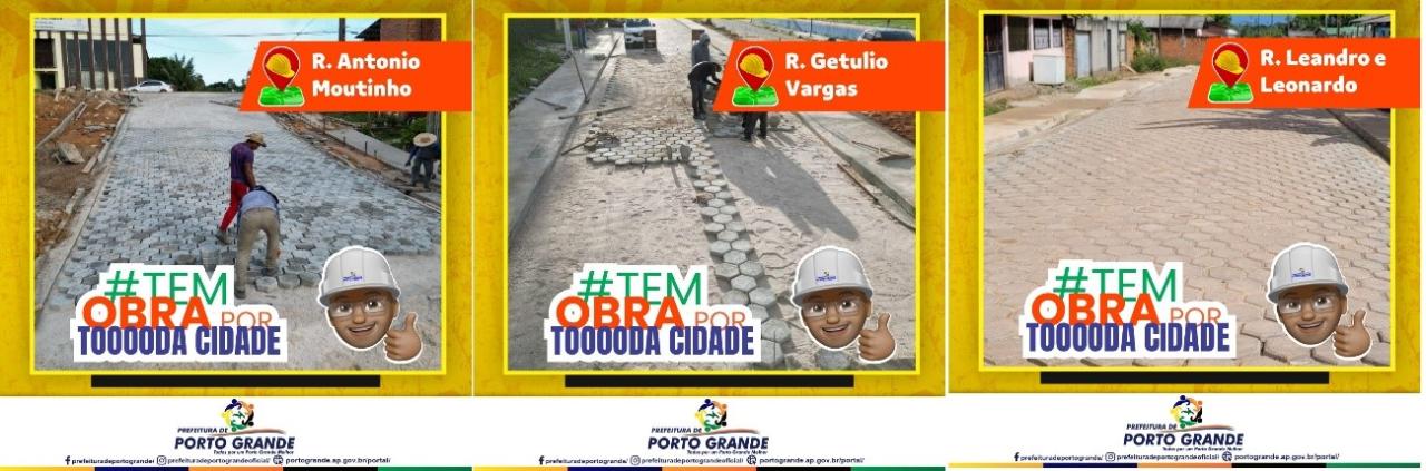 Obras avançam no município