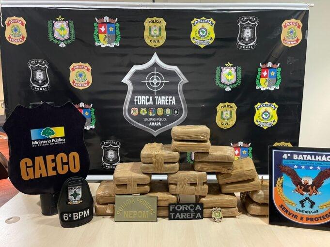 Passageiras vindas de Manaus são presas em flagrante com 35 quilos de skunk