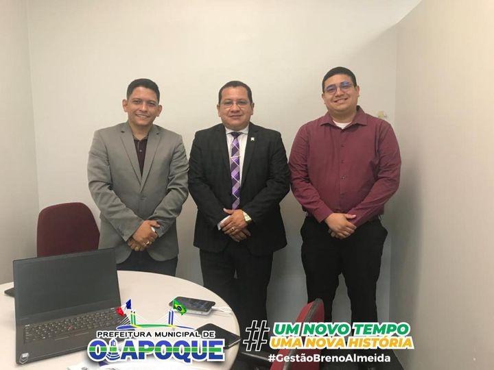 Procurador-Geral do Município de Oiapoque reúne com gerentes do Bradesco em Macapá
