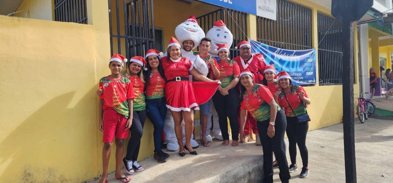 Secretaria Municipal de Saúde de Mazagão, realizou pelo segundo ano a ação Natal Solidário