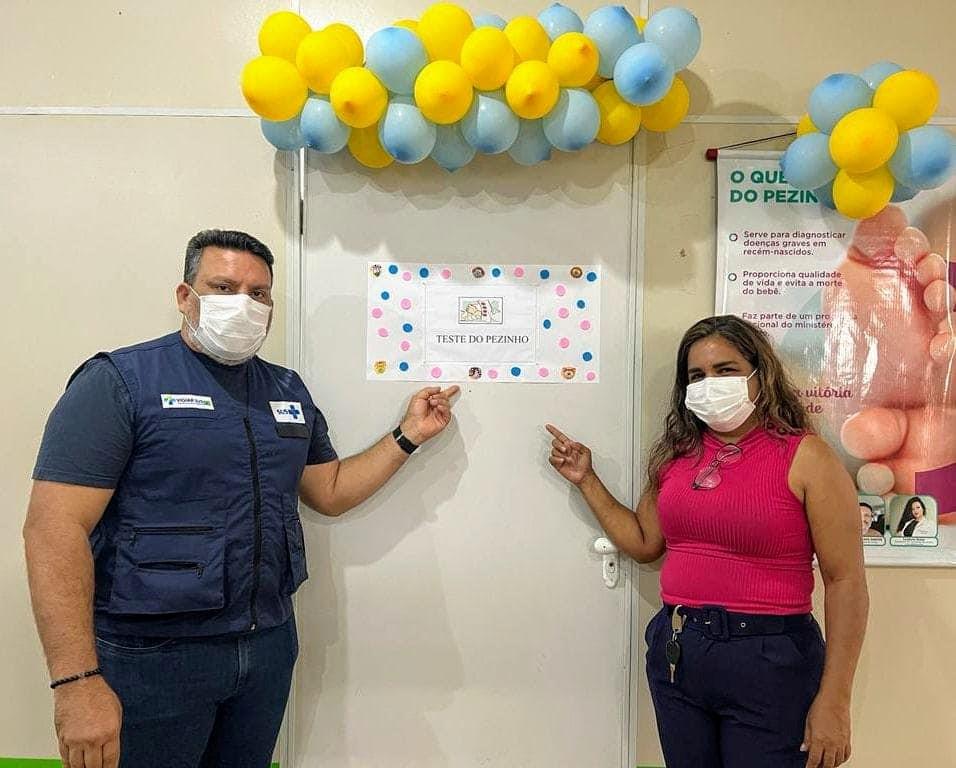 Secretaria Municipal de Saúde inaugura sala do teste do pezinho na UBS Julieta Palmerim