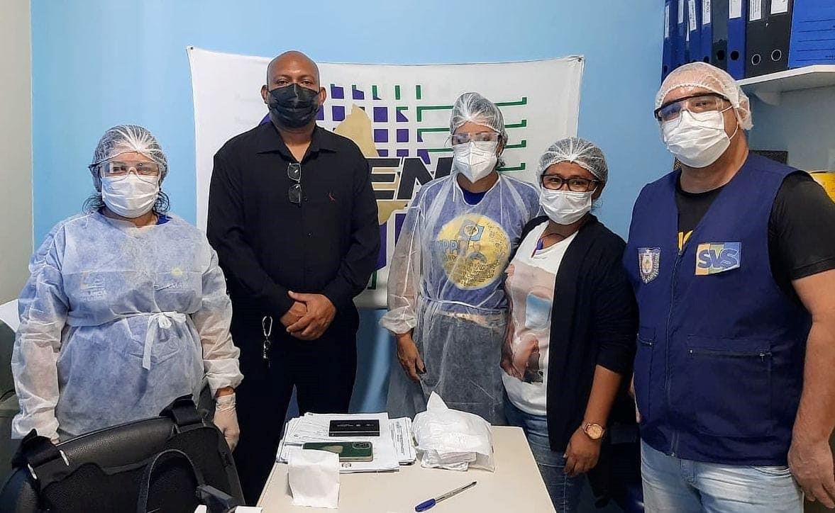 Secretaria Municipal de Saúde realiza ação de testagem em massa para Covid-19.