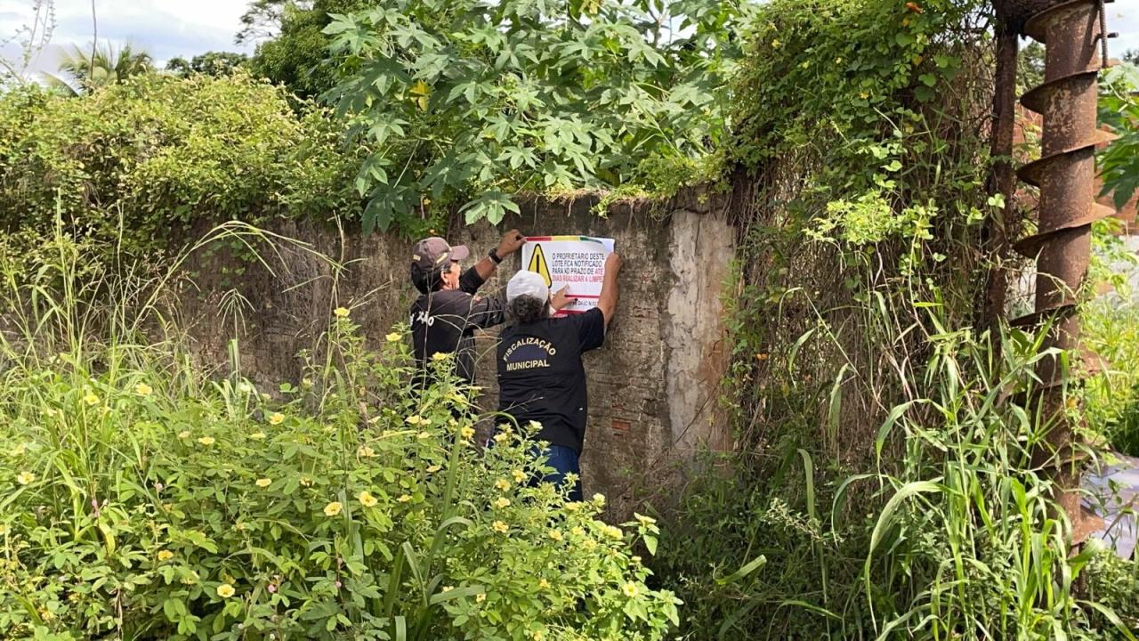 Com início das chuvas, Prefeito Furlan intensifica fiscalização em terrenos baldios