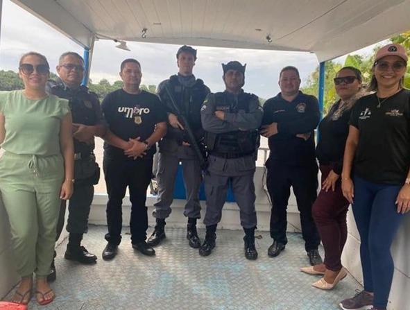 Conselho Tutelar de Mazagão em visita as comunidades ribeirinhas.