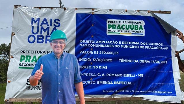 Denuncia de Reforma inacabada em Pracuuba!!