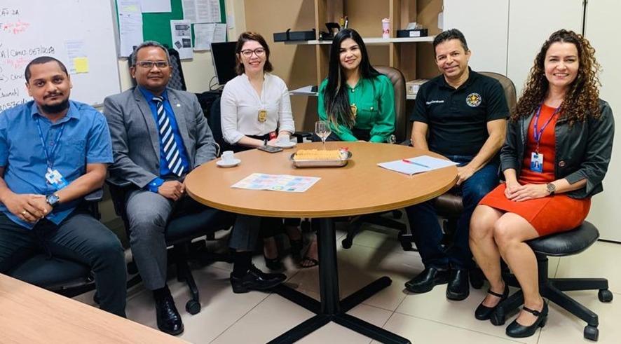 Em visita institucional, MP-AP dialoga com Delegacia de Repressão aos Crimes Cibernéticos do Estado