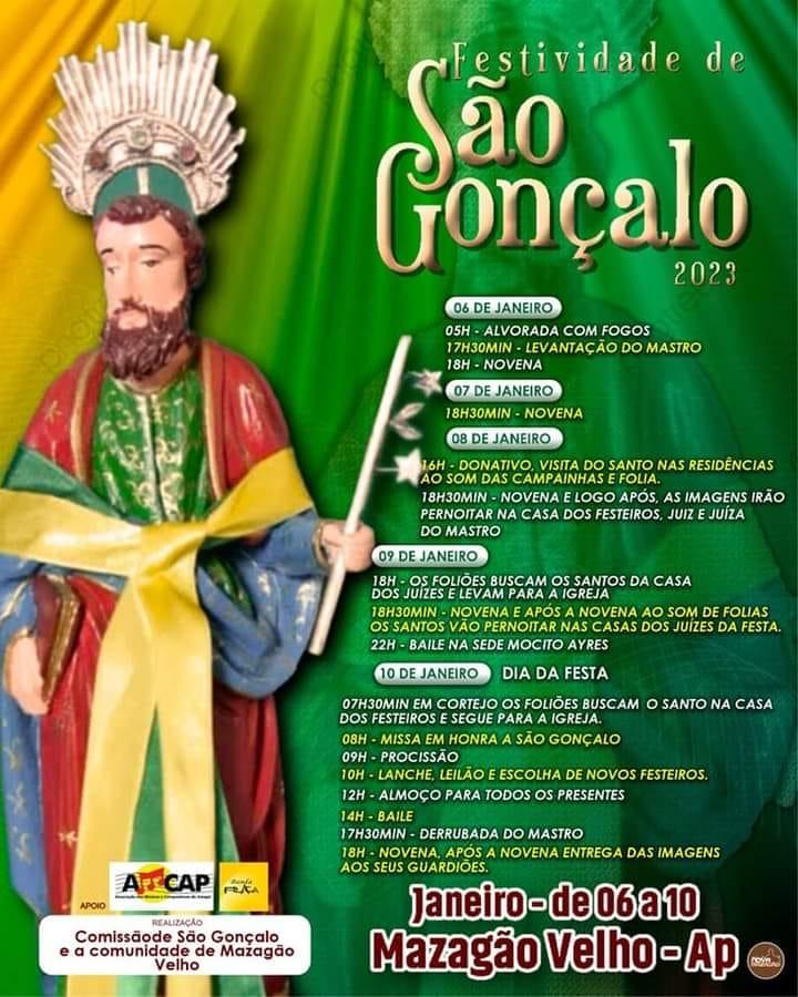 Mazagão Velho inicia festividades de São Gonçalo.