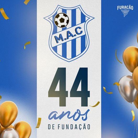 PARABENS FURACÃO DA TERRA DE SÃO TIAGO!!! MAC completa 44 anos.
