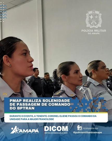 PMAP REALIZA SOLENIDADE DE PASSAGEM DE COMANDO DO BPTRAN
