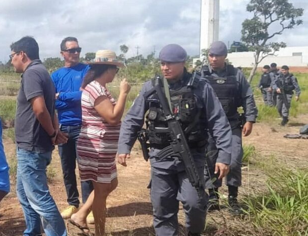 Policia Militar realiza liberação de área invadida no Macapaba