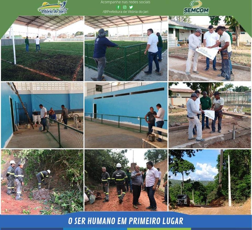 Prefeito Ary Duarte faz visita em obras no município