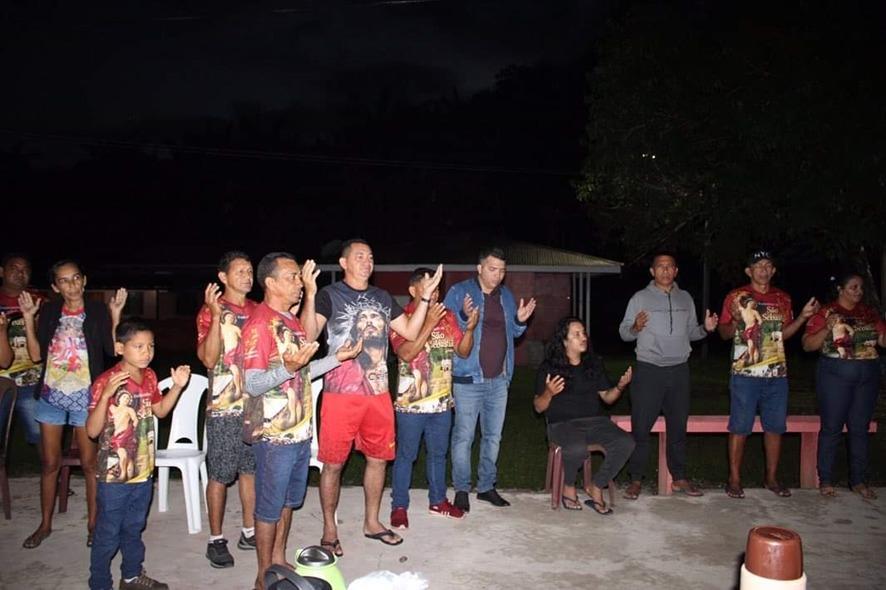 Prefeito Ary Duarte participa de festividade de São Sebastião.